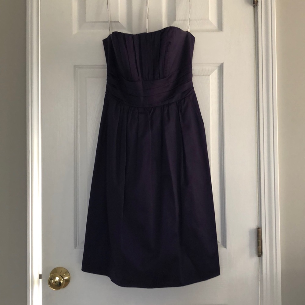 David’s Bridal Lapis dress